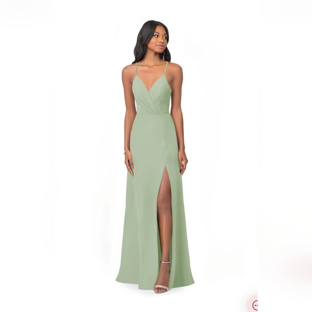 Azazie Everleigh Bridesmaids dress in Dusty Sage